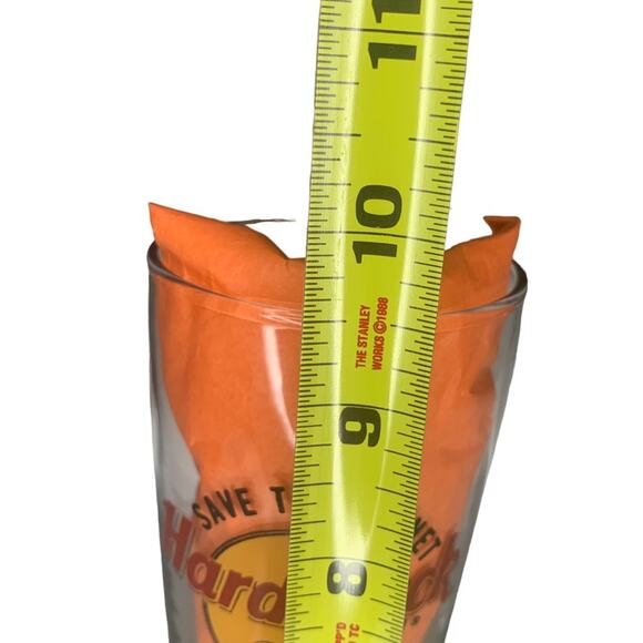 Hard Rock Cafe Los Angeles Pilsener Beer Glass Collectable 9.5" Tall - Picture 5 of 6